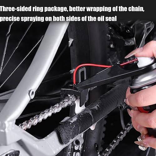 Kit de nettoyage de chaîne de moto, lot de 4 huilier anti-éclaboussures 32 x 18 x 11 cm, inverseur de lubrifiant ergonomique, entretien de chaîne réutilisable, accessoire de tronçonneuse pour vélo de - Poukt
