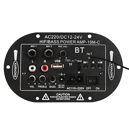 Amplificateur Bluetooth numérique ANCLLO amplificateur Bluetooth numérique de Voiture Automatique 8 Pouces amplificateur stéréo Haute Puissance Basse HiFi - Poukt