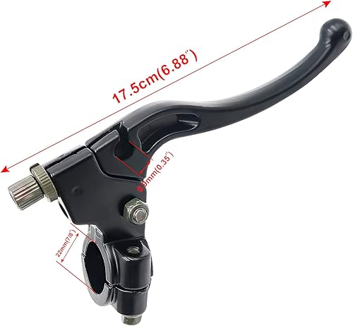 SUPRBIRD Levier D'embrayage Moto,Poignée de Frein,Levier d'embrayage pliable avec perche,22mm 7/8 inch Universel Levier d'embrayage pour 50-125cc CRF50 XR Dirt Pit Bike VTT - Poukt