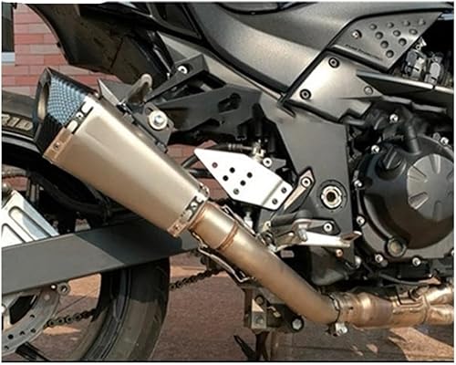 Echappement Silencieux Moto Tuyau pour Z750 2004-2008 Pot D'échappement De Moto 51mm Silencieux sans Lacet Moyen Lien Tuyau Silencieux Silencieux D'échappement Silencieux - Poukt