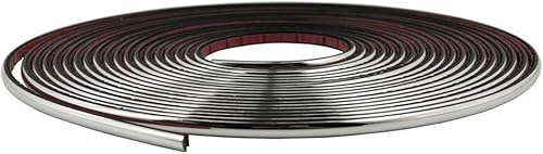 AUTO-STYLE Liste de Chromé universel - auto-adhésif - Largeur 6mm / Longueur 8 meter - Poukt
