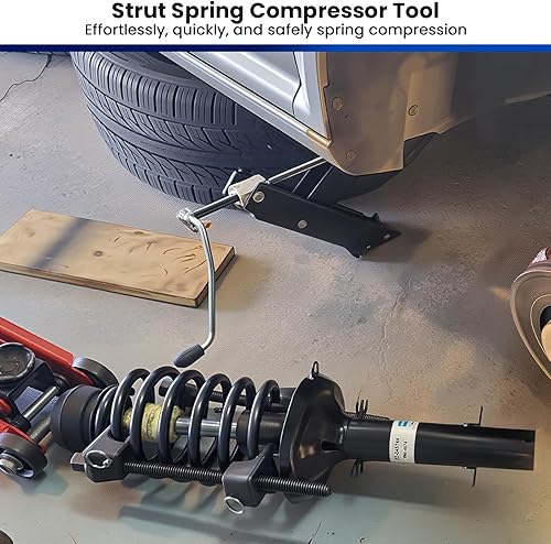 ATPEAM Compresseur de Ressort Amortisseur 2 Pièces 300mm, Outil Compresseur Ressort Amortisseur avec Coffret Rouge pour Suspension de Voiture - Poukt