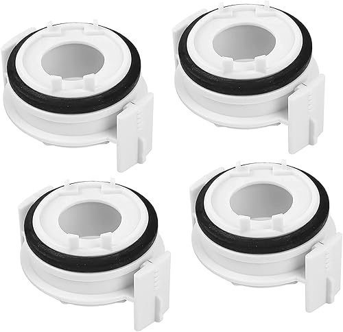 MACHSWON Lot de 4 adaptateurs de phare LED H7 pour ampoule en plastique blanc pour BMW E46 318i E65 E90 - Poukt