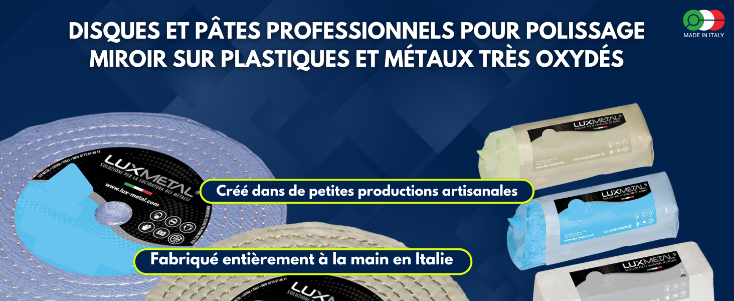 lux metal pate a polir polissage disque 