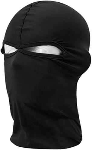 Cagoule intégrale unisexe, en lycra, pour activités extérieures, moto, ski, offrant une protection complète du cou - Poukt