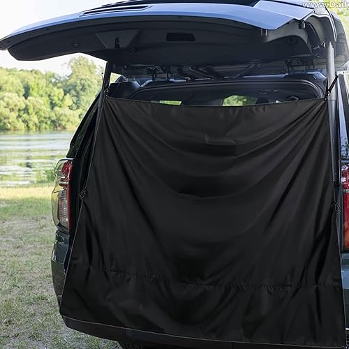 Rideaux de confidentialité de voiture | couverture latérale pour confidentialité et blindage, séparateur arrière, housse de douche réutilisable pour berline, minivan, van - Poukt