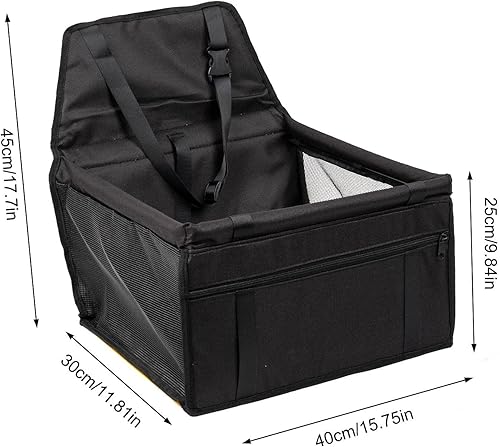 Siege Auto Chien, Transport pour Chiens avec Ceinture Chien Voiture, Souple Respirante Siege Auto pour Chien Voiture pour Chiot à Mignon pour Petits Chiens Chats ou Autres Petits Animaux de Generic - Poukt