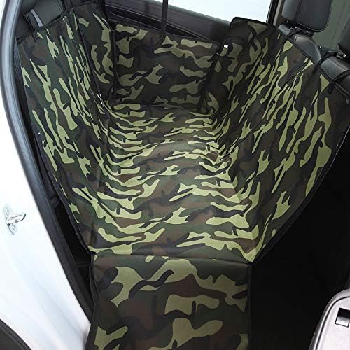 Baceyong Housse de siège arrière Universelle imperméable Double Couche pour Chien, Housse de Protection pour hamac pour Animaux de Compagnie en Tissu Oxford, Camouflage - Poukt