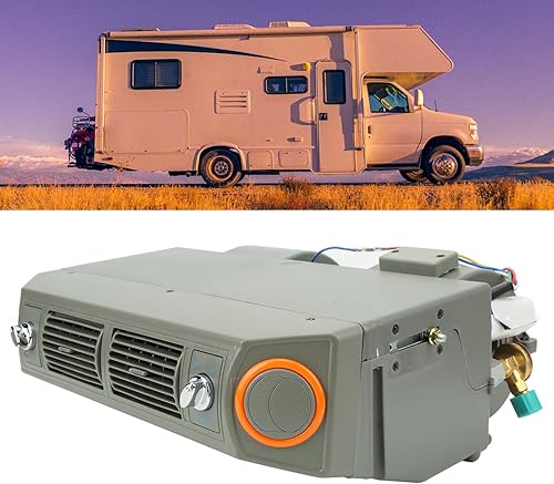 Évaporateur de Compresseur AC, Débit d'air élevé pour Assemblage d'évaporateur de Climatisation à Performances Stables pour Camping-cars pour Voitures pour Camping-cars (12V) - Poukt