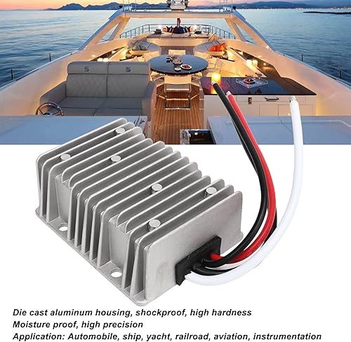 Convertisseur de Puissance, Régulateur de Convertisseur de Tension 24 V à 13,8 V 40 A 552 W Ip68 étanche pour Autoes Ships Yachts Railways Instruments - Poukt