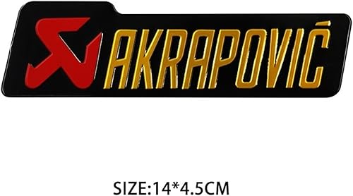 Autocollant De Tuyau D'échappement De Moto Autocollant en Aluminium en Métal Résistant Aux Hautes Températures Logo Modifié Autocollant De Décoration Personnalisé (Color : JH110) - Poukt