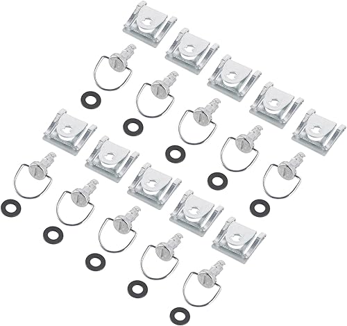 VIPIH 10x Vis de Fixation Rapide à Quart de Tour pour Panneau de carénage, 14mm Vis de Verrouillage fit for Automobile Moto Camion Accessoires - Poukt