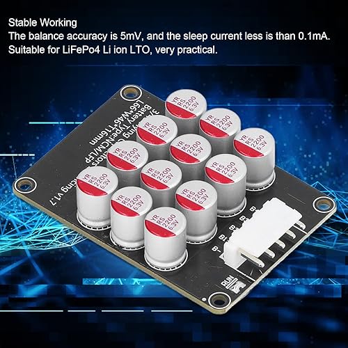 Bewinner Égaliseur Actif de Batterie, équilibreur de Cellules Universel 5A, Carte D'équilibre au Lithium Lifepo4 avec Câble pour LTO LFP LPO NCM(3-4S)… - Poukt