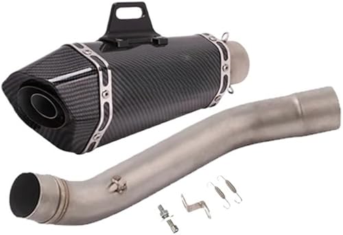 Echappement Silencieux Moto Tuyau pour Z750 2004-2008 Pot D'échappement De Moto 51mm Silencieux sans Lacet Moyen Lien Tuyau Silencieux Silencieux D'échappement Silencieux - Poukt