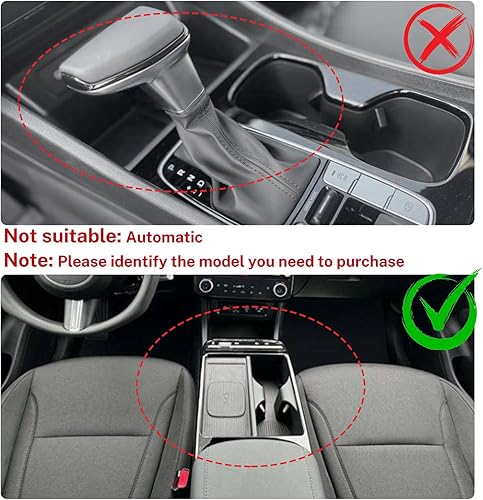 KUNGKIC Lot de 15 tapis antidérapants en caoutchouc pour Hyundai Tucson 2025, pour gobelet à eau, boîte de rangement, rouge - Poukt