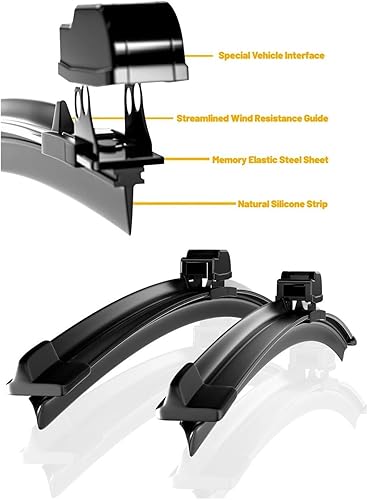 Balai d'Essuie Glace Pour Opel Pour Astra J Balais D'essuie-glace Avant 2009-2015 2010 2011 2012 2013 2014 Accessoires De Brosses De Pare-brise De Pare-brise 27'+25' Essuie-glaces Voiture - Poukt