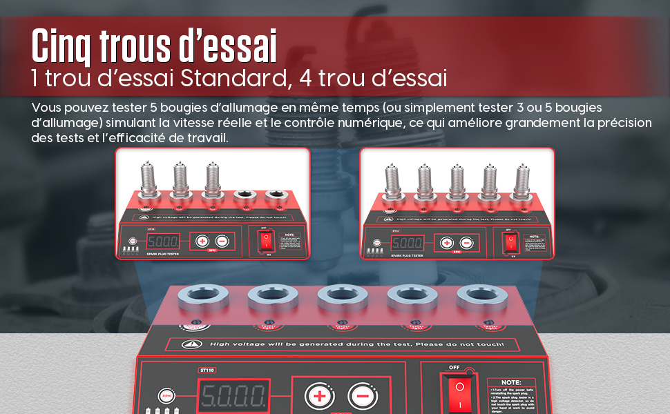 Testeur de bougies d'allumage