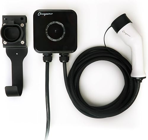 CHARGISSIMO Wallbox borne Chargeur Mural 3.6KW pour EV Voiture électrique et Hybride Rechargeable 5 mètres Type 2 | Compatible Model 3/S/X/Y, Zoe, e-208, 500e, ID.3, ID.4, i3, EV6, MG4, Spring - Poukt