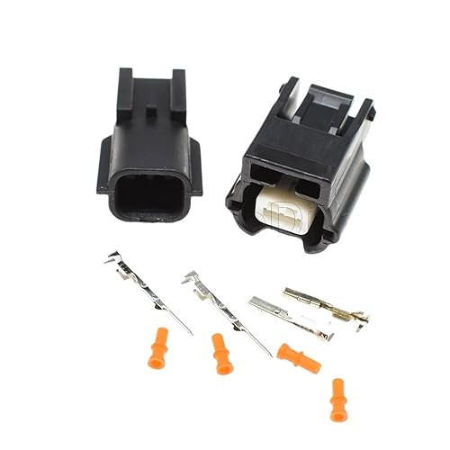 Kit de 1/20 connecteurs étanches Fit Compatible capteur ABS, 2 broches, mâle et femelle, Fit Compatible automobile, 7282, 8851, 30, 7283, 8851, 30(Female connector set,5Sets) - Poukt
