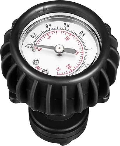 BESTYASH Manomètre De Pression pour Kayak Et Bateau Gonflable Jauge De Pression Air avec Affichage pour Sup Et Planche De Surf Compatible avec Pompes à Main Et Air Valves - Poukt