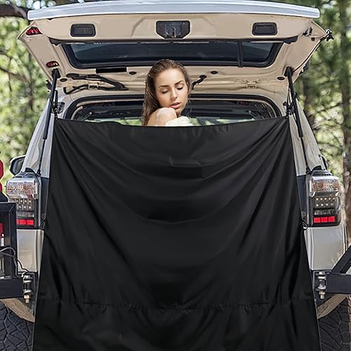 Rideaux de confidentialité de voiture | couverture latérale pour confidentialité et blindage, séparateur arrière, housse de douche réutilisable pour berline, minivan, van - Poukt