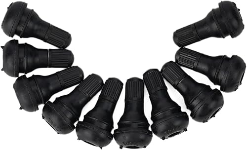 Lot de 10 tiges de valve de pneu sans chambre à air TR412 pour divers véhicules, y compris pour VTT et tondeuses à gazon, performance fiable - Poukt