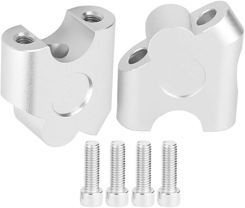 Rehausseur de Guidon, 22mm Universal Moto Guidon Riser Handlebar Clamp B k Move Mount Adapter(Chrome) Riser 22mm Riser 22mm rehausse Guidon Moto 22mm+rehausse Guidon Moto 22mm rehausse Guidon Moto 22 - Poukt