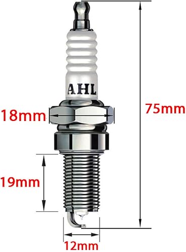 AHL 4 Bougies d'allumage pour DR7EIX DR8EIX DR9EIX DPR7EIX-9 DPR8EIX-9 DPR9EIX-9 / A6G A61G R6G - Poukt