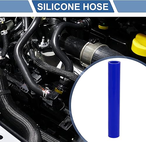 A ABSOPRO 1 Pièce Tuyau En Silicone Bleu De 22Mm/0,87' De Diamètre Intérieur Et 200Mm/7,87' De Longueur à 0° Universel - Poukt
