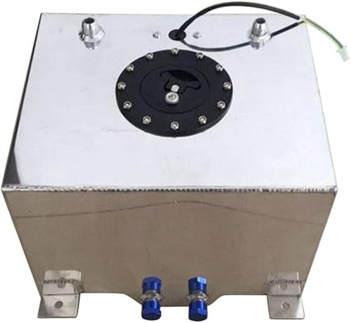 Réservoir de carburant en aluminium de 20 l - Réservoir de course - Réservoir de sport automobile - Réservoir de carburant - Rallye Drift - Poukt