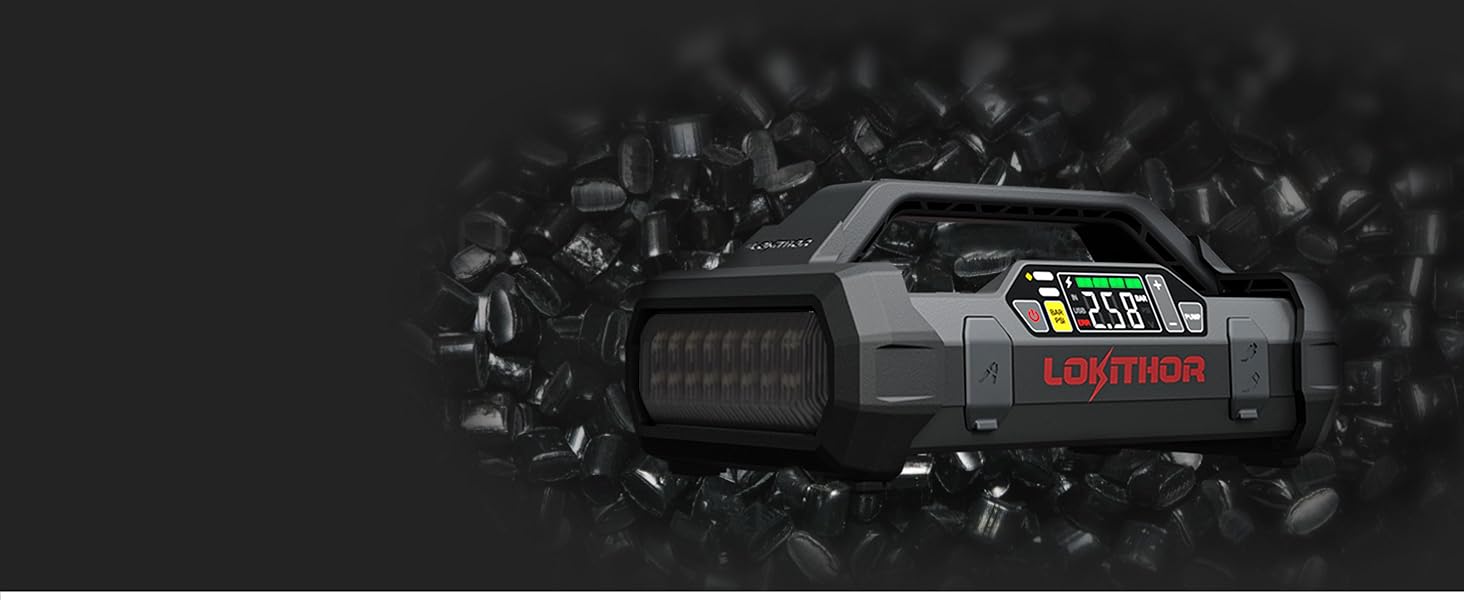 LOKITHOR Booster Batterie Voiture avec Compresseur