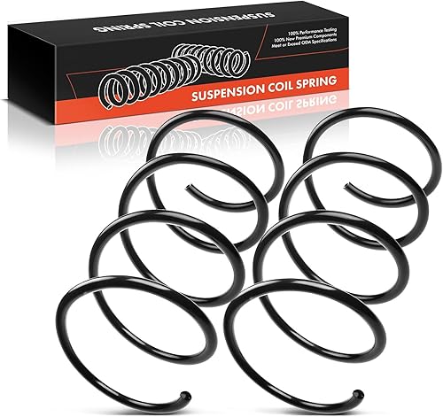 Frankberg 2x Ressorts de suspension Essieu Avant Compatibles avec W203 2000-2007 CL203 2001-2011 S203 2001-2007 C209 2002-2009 A209 2003-2010 - Poukt