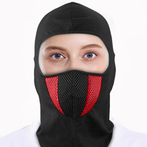 Cagoule Balaclava Cache-Cou Masque Tour de Cou Coupe-Vent en Tissu Moto Ski Scooter Randonnée Vélo