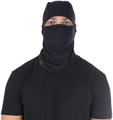 5.11 - Cagoule Balaclava - Tactique - Solide - Confortable - Polyvalente - Respirante - Coupe-Vent - Moto Vélo Ski Casque - Poukt