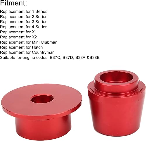 L'Outil D'alignement du Couvercle de Vilebrequin Red 2PCS en Acier 2357900 Remplacement de la Série 2, Ajustement pour 4 Séries Fix pour Mini Clubman, Oil de Couvercle de la - Poukt