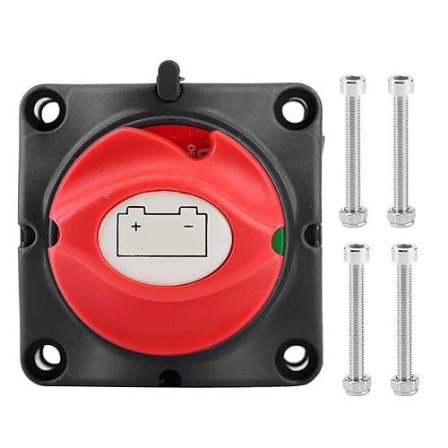 Interrupteur de déconnexion de batterie, isolateur de puissance de batterie 12V 600A interrupteur à deux niveaux coupé pour RV Yacht - Poukt