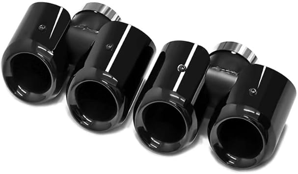 ZSKSJHSJ Embout D'échappement Mise À Niveau Quad Embouts Silencieux Système D'échappement pour Land pour Rover pour Defender 90 110 2020-2024 Tuyau D'échappement De Voiture(Carbon 3.0T) - Poukt
