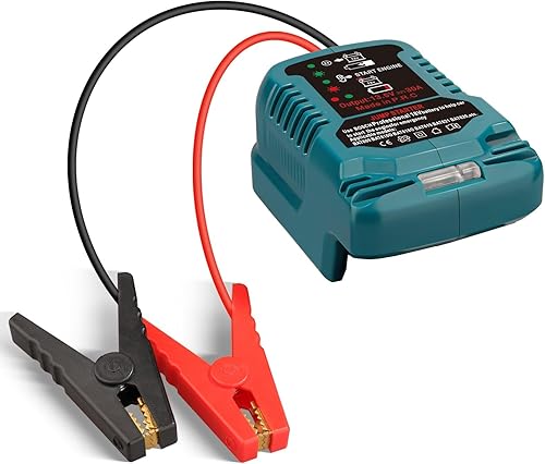 YRhplm Câbles de démarrage avec adaptateur pour démarreur de batterie Bosch 18 V GBA, avec kit de démarrage 11 AWG pour adaptateur de câble de démarrage automobile (batterie non incluse) - Poukt
