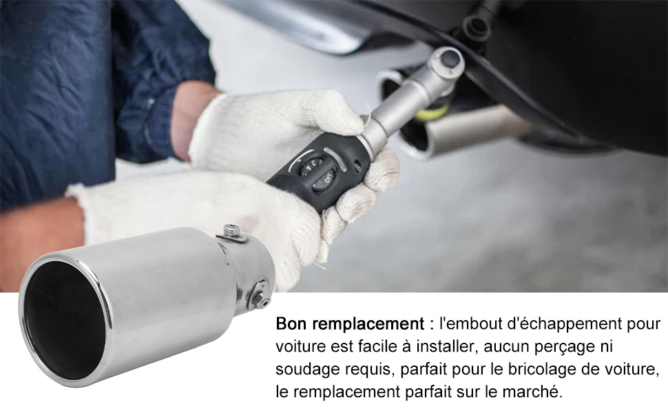 sortie echappement voiture embout echappement embout echappement 60mm