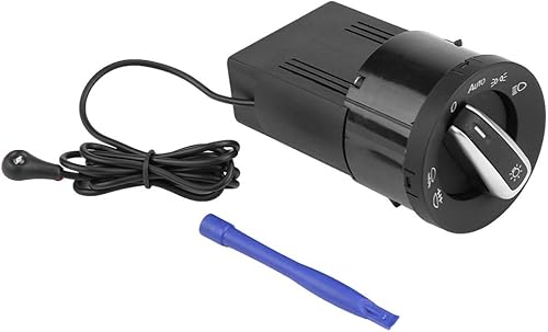 Qiilu Interrupteur de commande de phare, Module de capteur de lumière de commutateur de commande de lampe de phare automatique en plastique ABS adapté pour MK4 - Poukt