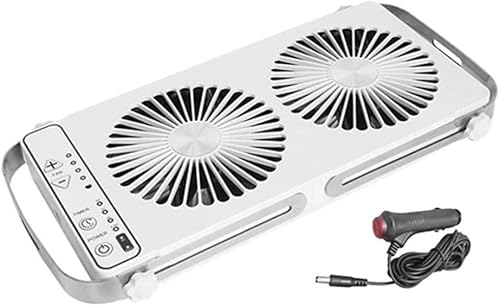 Ventilateur de toit facilement accessible pour rafraîchir l'environnement intérieur (blanc) - Poukt