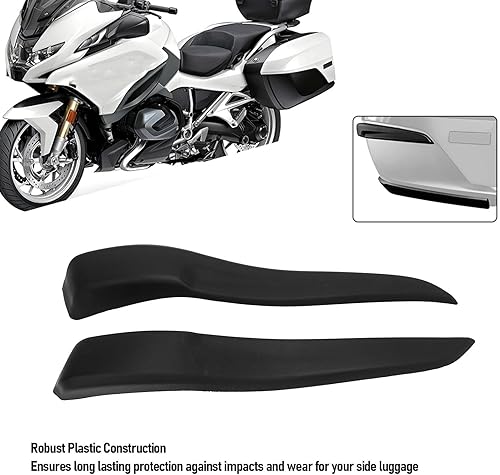Gugxiom Boîte Latérale de Moto pour R 1200 1250 RT R1200RT R1250RT, Dispositif Anti-collision à Bagages Latéraux Robustes de Couverture de Couverture de Couverture (Faible) - Poukt