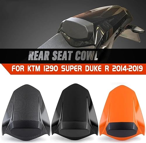 YIJIEBAO Capot de Protection de siège arrière de Moto adapté for KTM 1290 Super Duke R Superduke R 2019 2018 2017 2016 2015 2014 Partie de la Section de Queue(Carbon Fiber) - Poukt