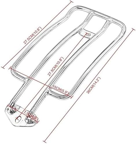 Vuzmode Porte-Bagages arrière, for Shadow, for Moto Aero 750 2004, chromé, for siège, Porte-Bagages Porte-Bagages Moto - Poukt