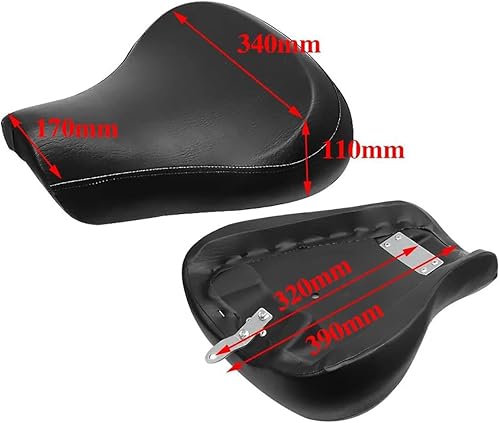 Coussin Moto pour Sportster XL 883 1200 72 48 Personnalisé 1983 1984 1985 1986 1987-2003 Moto Noir Avant Conducteur Pilote Solo Coussin Siège Gel pour Selle Moto - Poukt