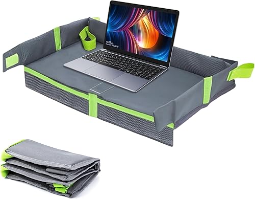 Plateau de Voyage Pliable pour,Plateau de Voyage pour - Couverture de Plateau de Voyage Pliante pour et Adultes,Plateau de Voyage pour siège d'auto pour, Avion Indispensable pour Les, léger - Poukt