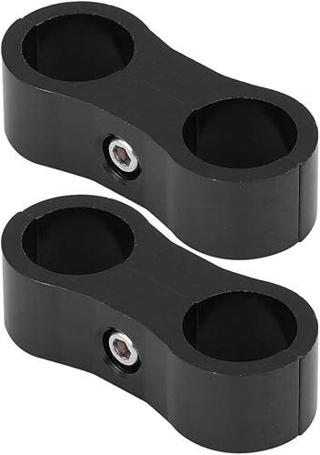 2PCS AN6 TUYAL TOUDED Séparateur de Serrage Adaptateur Adaptateur Universal, Tuyau de Carburant en Alliage en Aluminium Léger et soigné pour les Performances sans Problème, Noir - Poukt