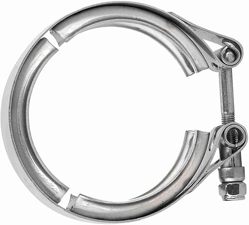 Collier d'échappement Turbo, collier de serrage longue durée de vie 63 mm/2,5 pouces antirouille pour anneaux/brides 2,5 pouces - Poukt