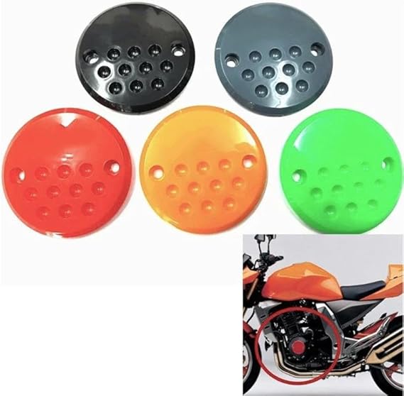 VTSGBLS Couvercle latéral du stator du Moteur pour Kawasaki Z 1000 Z1000 2003 2004 2005 2006 Moto Moteur Stator Carter Couvercle Moteur Décoratif Couverture(Noir) - Poukt