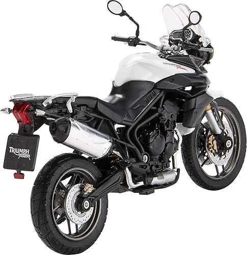 Welly modèle de Moto 1:18 Triumph Tiger 800, Unisexe, Multipurpose, Toute l'année, Plastique/métal - Poukt